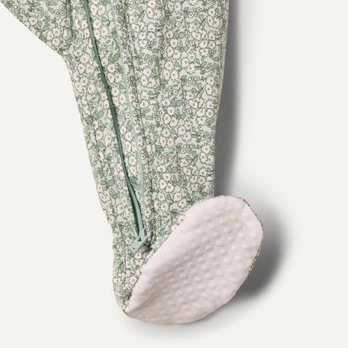 Image of Amazon Essentials x Sofia Grainge Unisex Babies' Cotton Footed Sleep and Play One-piece Bodysuit, Pack of 2