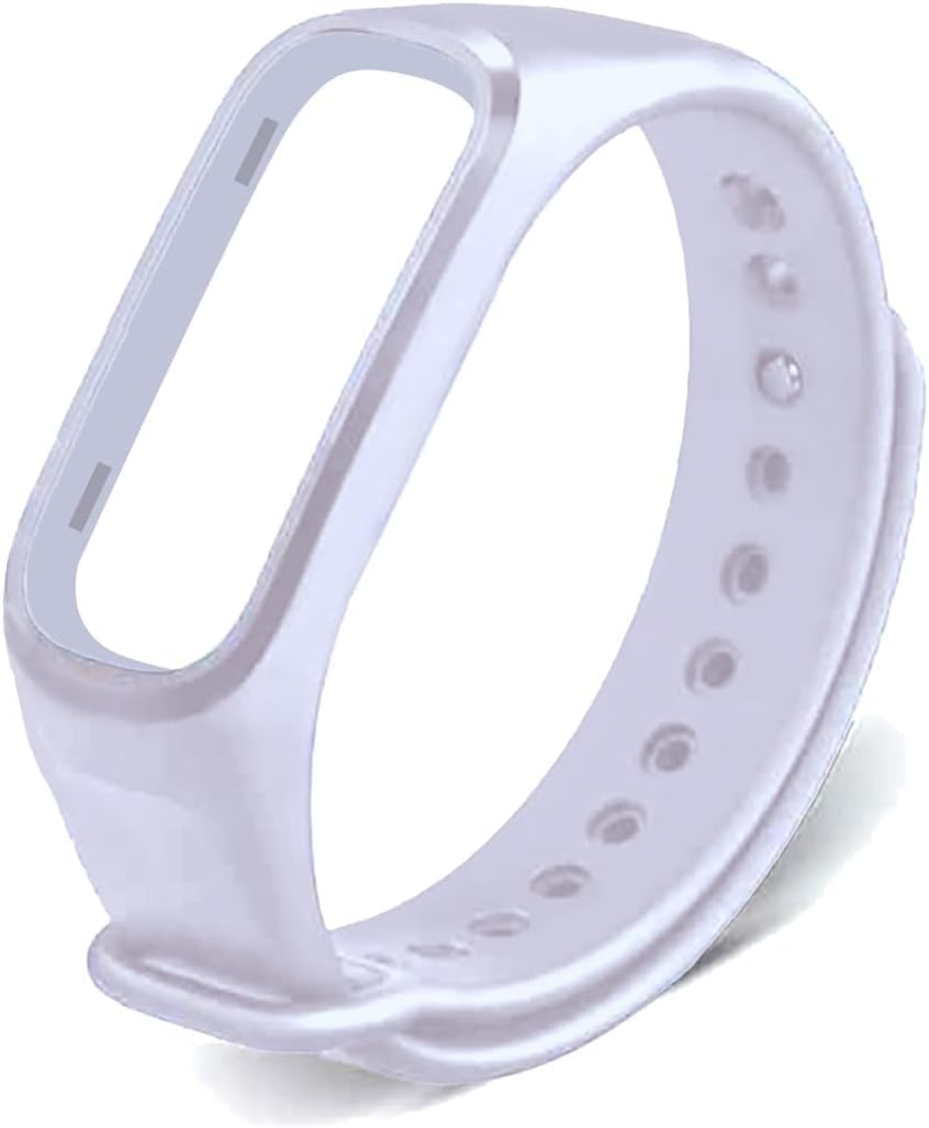 VEROX Adjustable Replacement Band Compatible with Oneplus Smart Watch Band Strap and Oppo Smart Band Strap- White