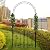 Better Garden Steel Garden Arch, 7'6" High x 3'9" Wide, Garden Arbor for Various Climbing Plant, Outdoor Garden Lawn Backyard