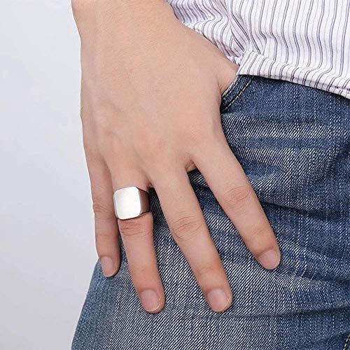 Image of Men's Stainless Steel Western Style Band Rings Collection for Men /Boy's