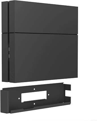 Metal Wall Mount for PS4 Original Console Black