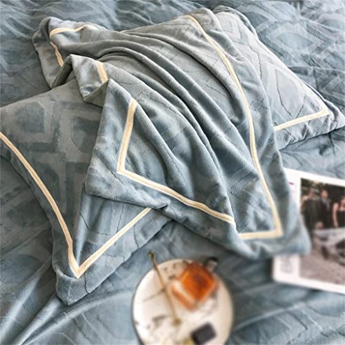 Parure de lit velours housse de couette Queen Size drap de lit doux et confortable