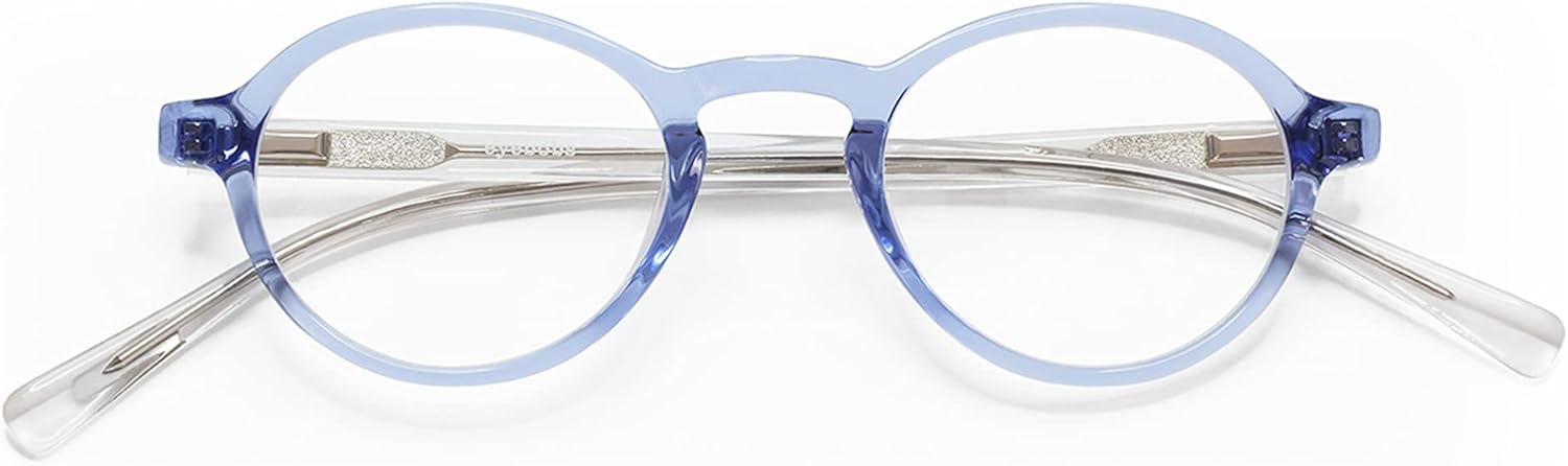 eyebobs - Board Stiff (Narrow) | Premium Reading Glasses for Men and Women | Round Frame for Narrow Faces | Sizes 0.0x - 4.0x