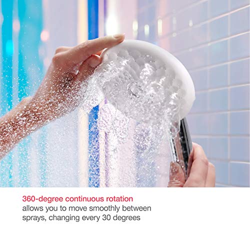Regadera manual Kohler Exhale B120 multifunción, caudal 1.75 gpm, acabado níquel cepillado vibrante miniatura 5