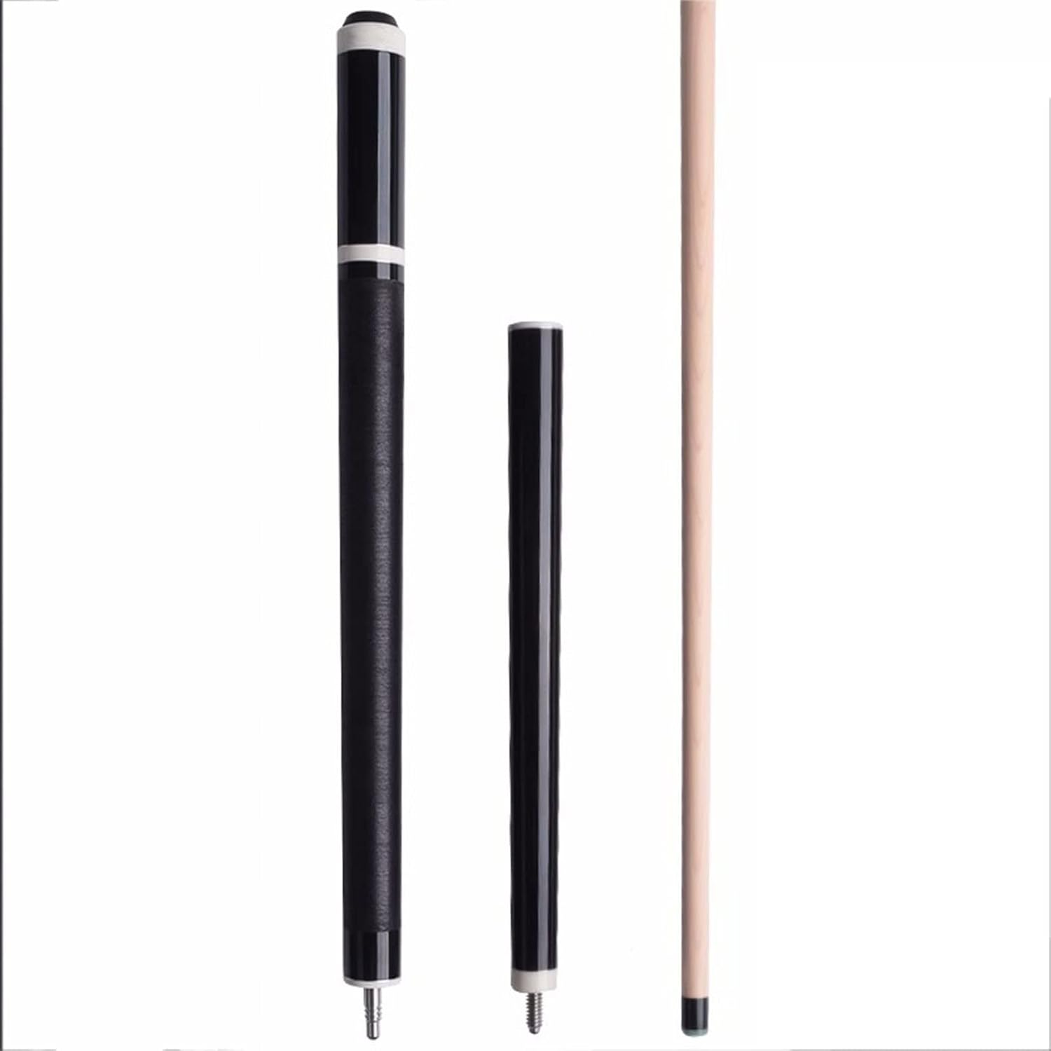 ビリヤード キュー ビリヤード ビリヤードキュー57インチ ホワイトワックスウッド 13.5mmチップ ジャンプブレイクキュー ビリ