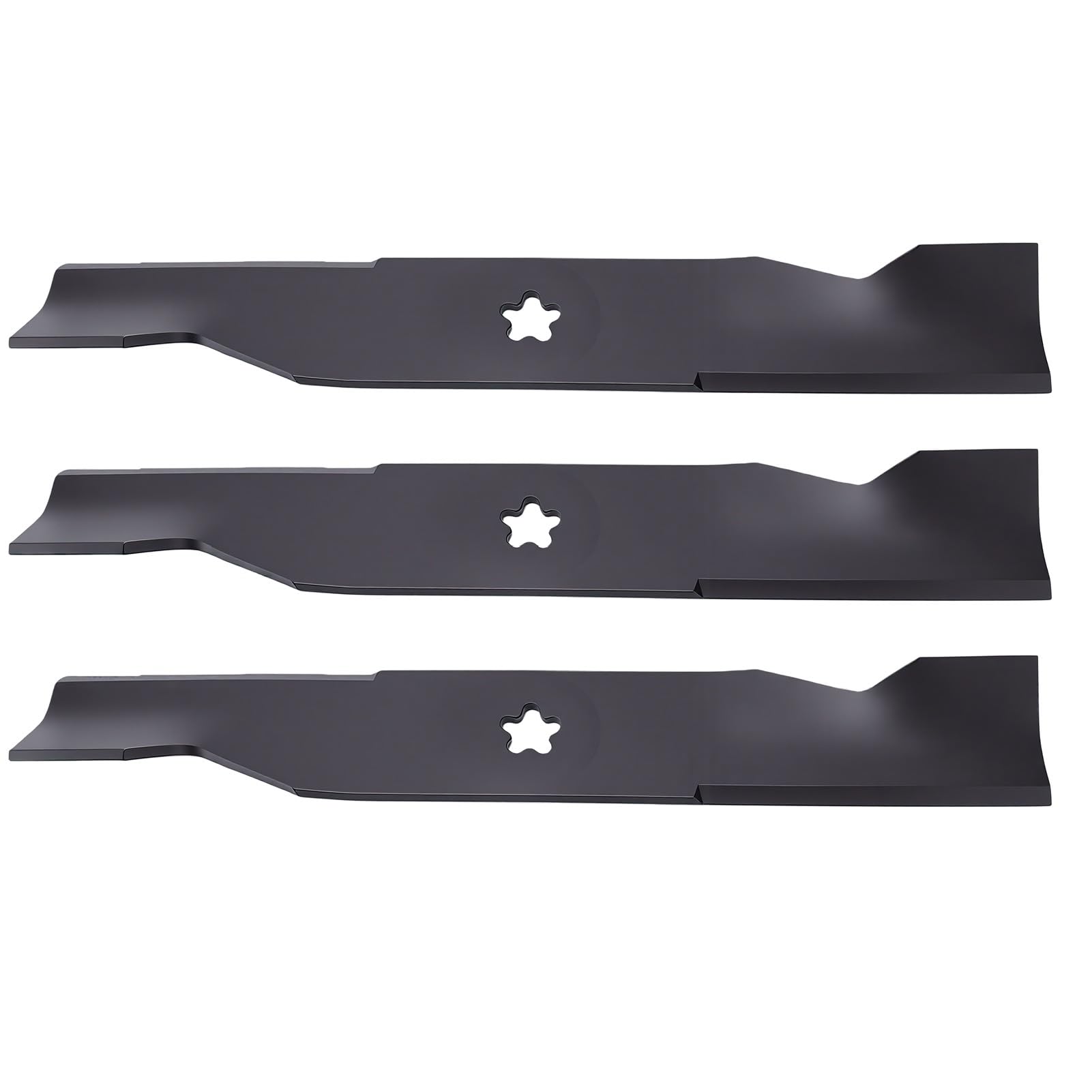 Cuchillas de Repuesto para Cortacésped de Alta Elevación Z248F YTH2348, Cuchillas de Cubierta de Acero Al Carbono Duraderas de 48 Pulgadas para una Recolección Eficiente de Césped, Paquete