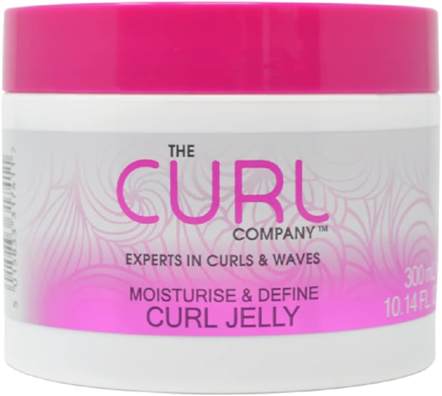 The Curl Company Moisturise & Define Curl Jelly (300ml) - Formulated with Professional Curplex with Moringa Oil. Experts in Curls & Waves. Cruelty Free. Vegan Friendly. Colour Kind Formula.