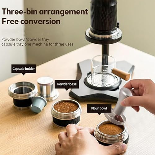 Przenośny ręczny ekspres do kawy espresso, 9-12 barów, zmienne ciśnienie, zbiornik na wodę 100 ml, zdejmowana konstrukcja na kemping i podróż na świeżym powietrzu