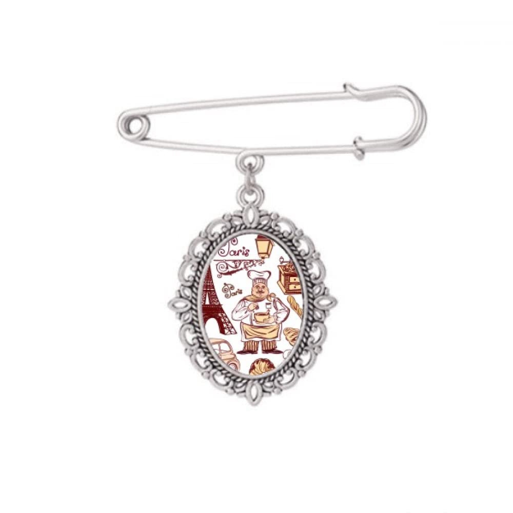 Broche cuiseur Tour Eiffel M accessoire de cuisson rotative inox - 5