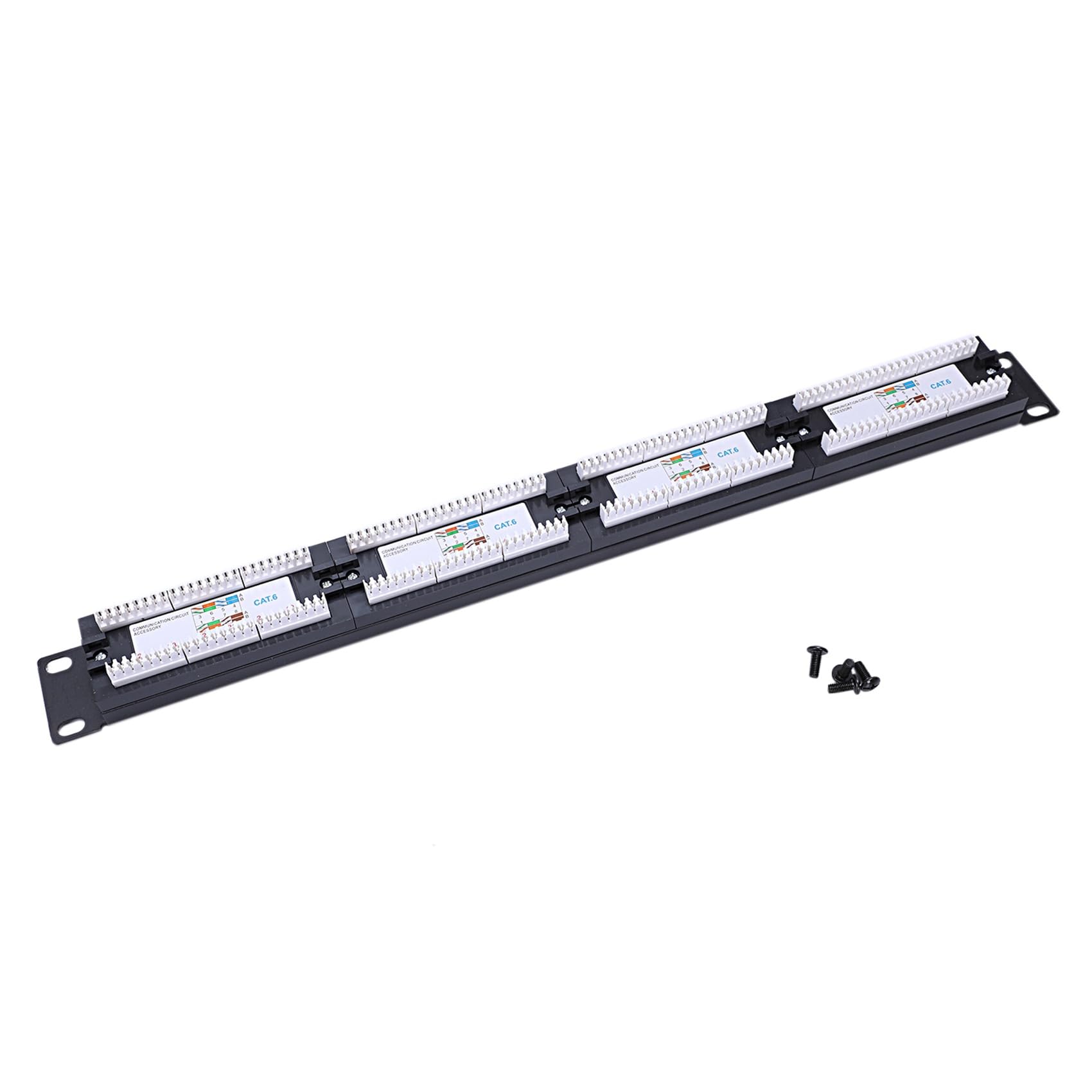 rieder 3X UTP 24 przyłącze Rj45 Patch Panel Rack Kabel Uchwyt ścienny Rack Tool Ethernet LAN Network Adapter CAT6