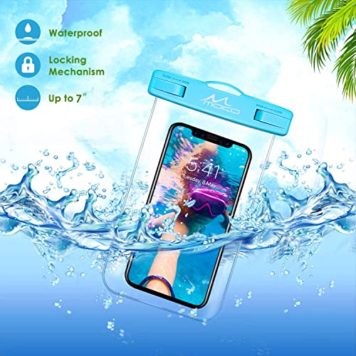 image for MoKo Waterproof Phone Pouch [2 Pack], Underwater Phone Case Dry Bag wi