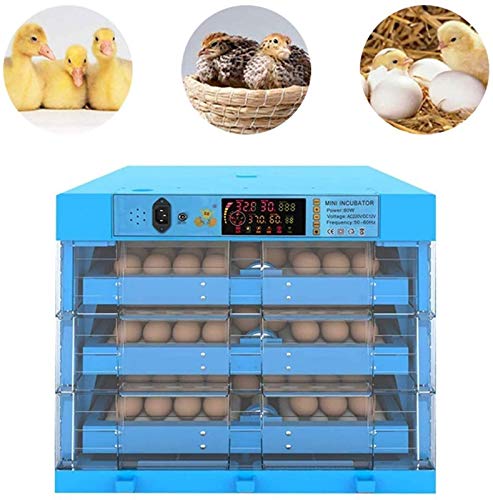 AJLDN Inkubatoren Vollautomatische, 192 Eier Intelligentes Brutmaschine Inkubator Motorbrüter Hühner mit LED… – Bild 8