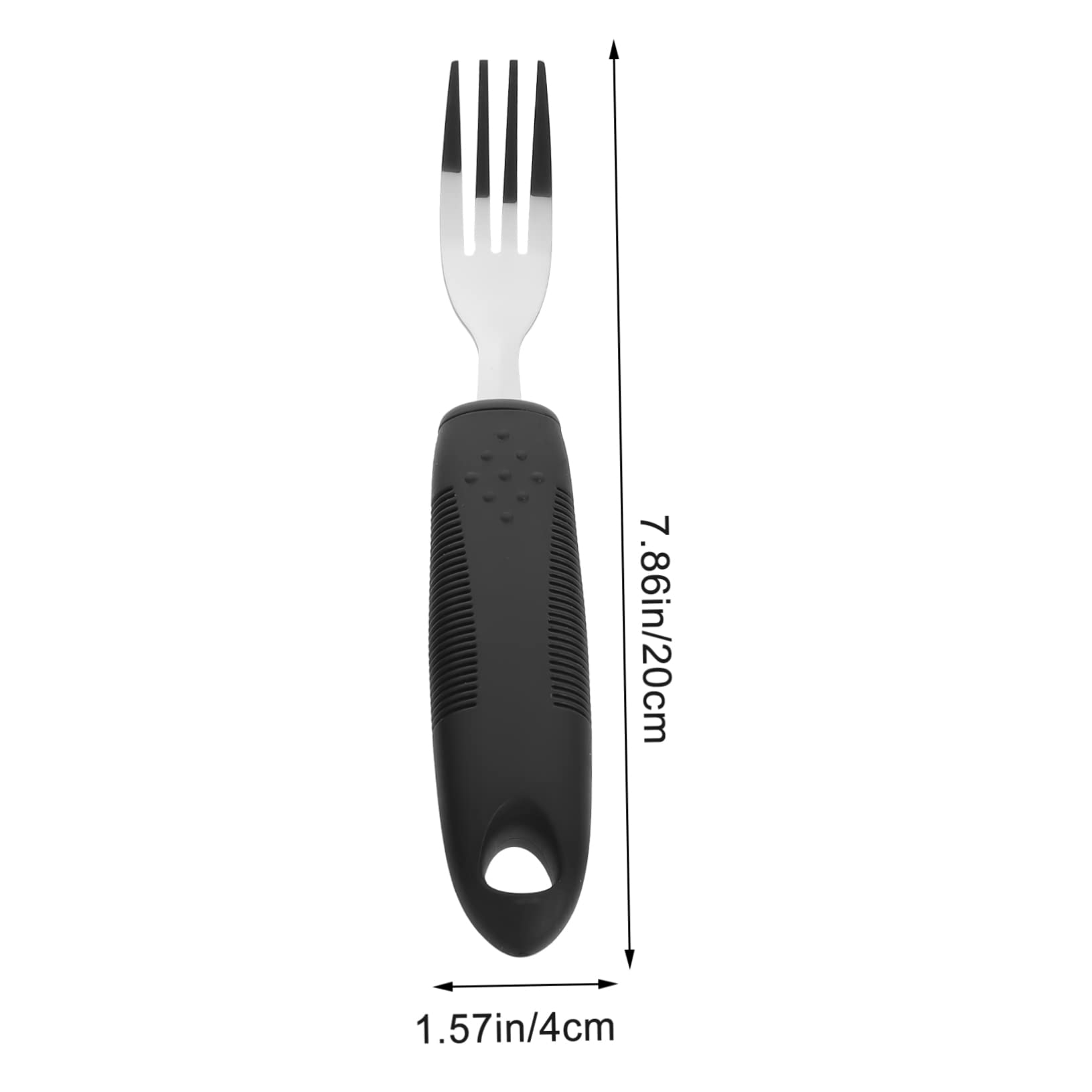 Didiseaon Tremble Proof Adaptive Utensils Set for Elderly and Disabled Tremble Proof Tableware for Enhanced Eating Experience Handle Design