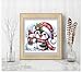 5D Winter Christmas Diamond Painting Kits for Adults Beginners,Christmas Snowman Penguin Diamond Art Kit,DIY Full Round Drill Diamond Dot Gem Art Kits for Adults,Home Wall Decor 13.78x13.78 Inch