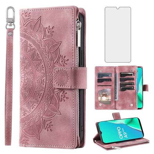 Étui OPPO A9 2020 Asuwish avec protection écran verre trempé