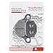 Road Passion Pastillas de freno traseras para DERBI GPR 50 (2T) 41mm Forks (218mm rear disc) 2009-2012 R/GPR 125 (4T) 4V 2009-2014 R