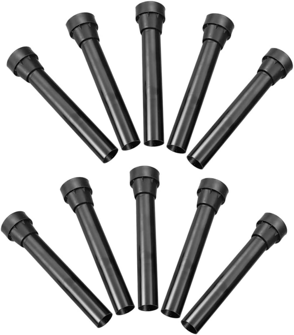 Kisangel 10pcs Trampoline Leg Tube Replacement Pads with Non-Slip Covers, Universal Fit Stainless Steel Legs, Outdoor Weather-Resistant Trampoline Replacement Parts for Sports Leisure Use