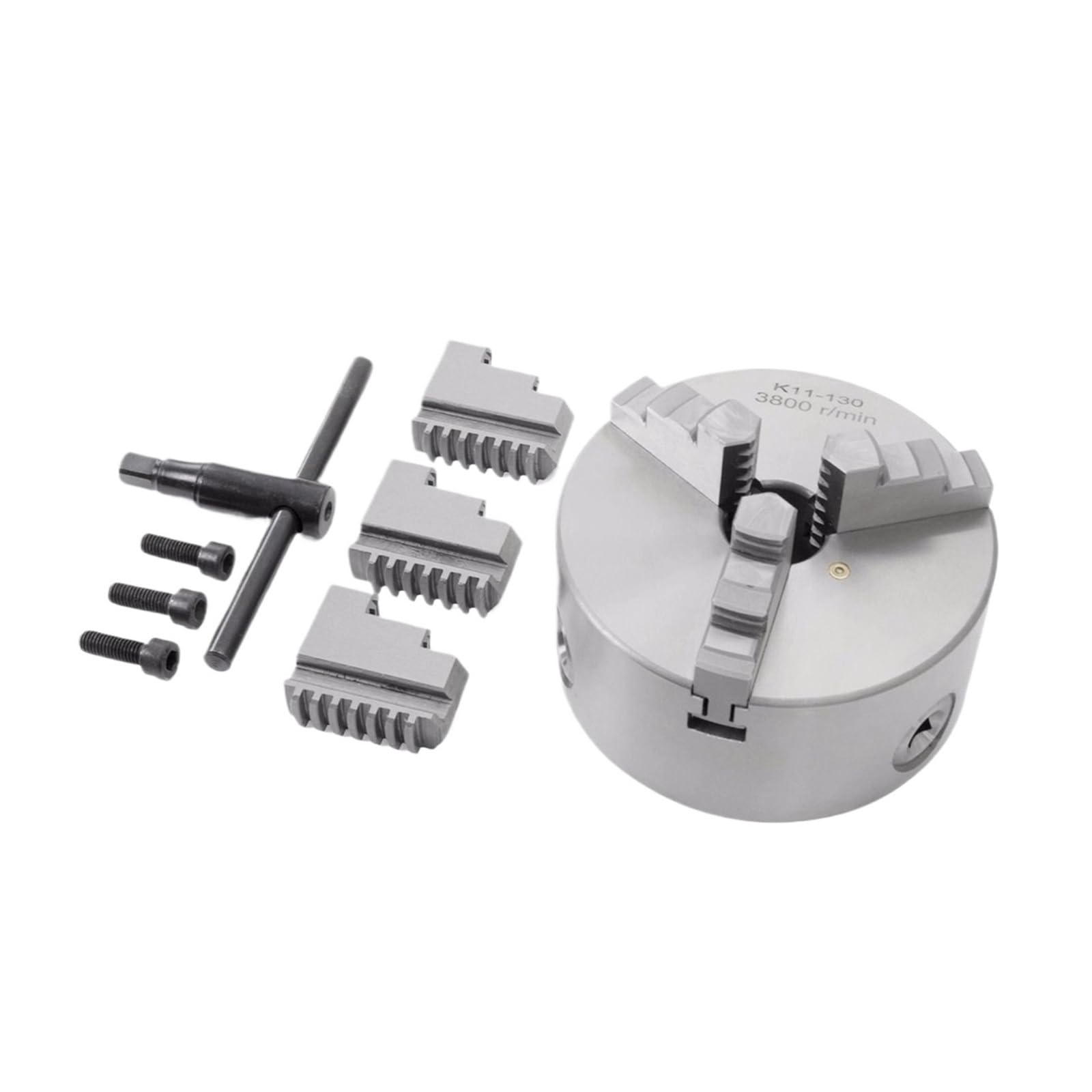 Iklaaqetbxps 3 Jaw K11-80Mm K11 K12 Self-Centering 3 4 Jaw Lathe Chuck