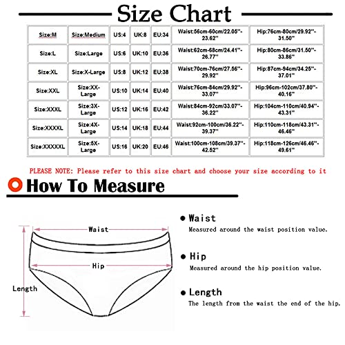 Tunuskat Underwear Women Cotton High Waisted Stretch Briefs Ladies Soft Breathable Full Coverage Plus Size Panties 5 Pack #TOP2