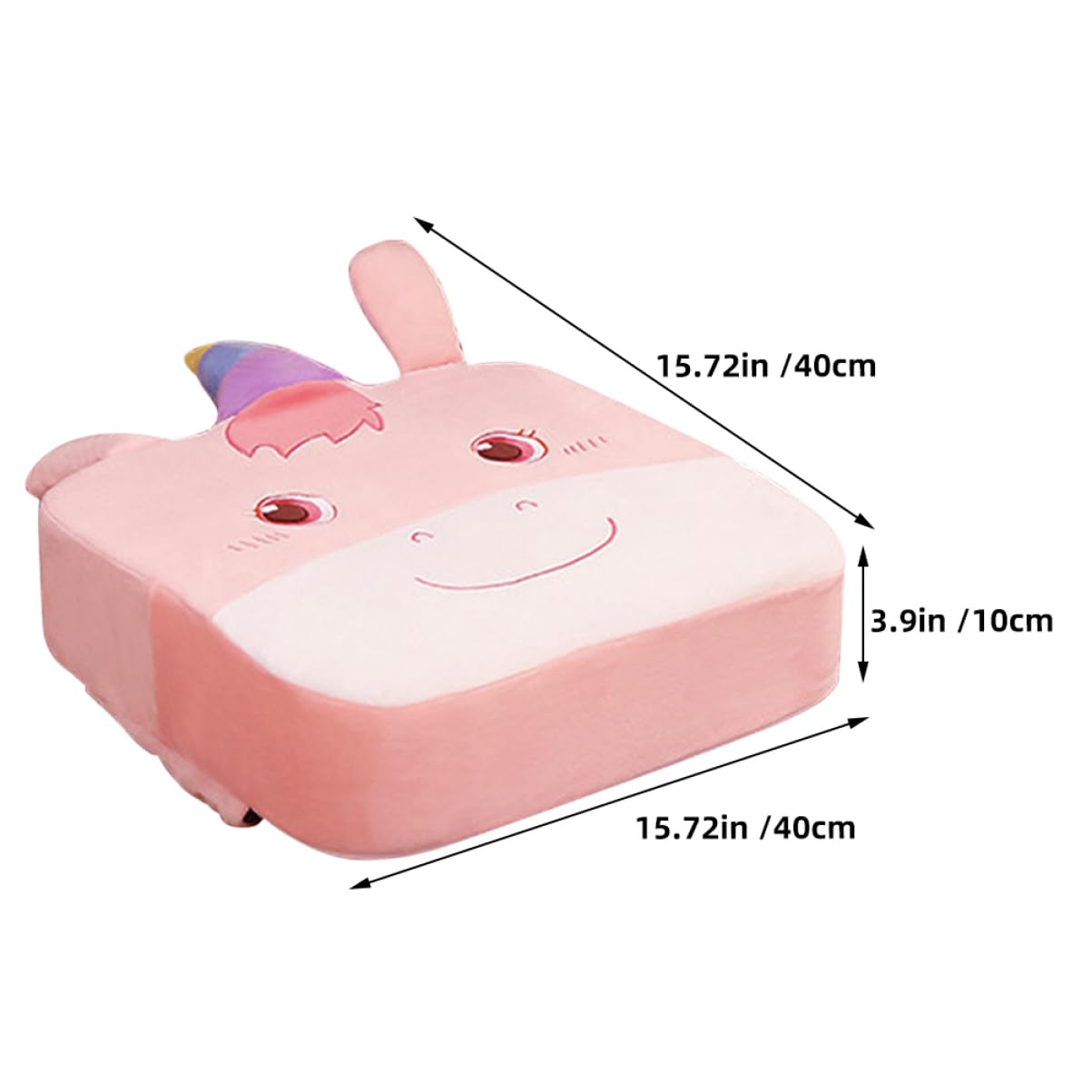 COLLBATH Seggio Rialzato per Sedia da Pranzo in Cotone, Cuscino Antiscivolo per Bambini e Studenti, Facile da Pulire, per Casa e Scuola