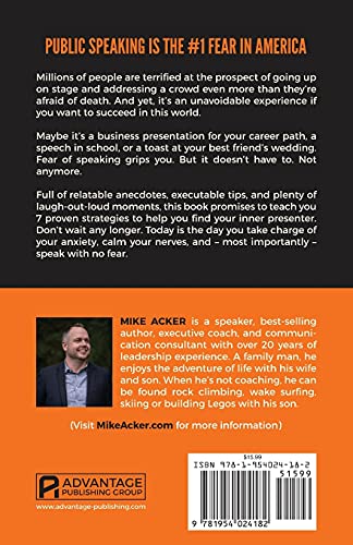 Speak With No Fear: Go from a nervous, nauseated, and sweaty speaker to an excited, energized, and p