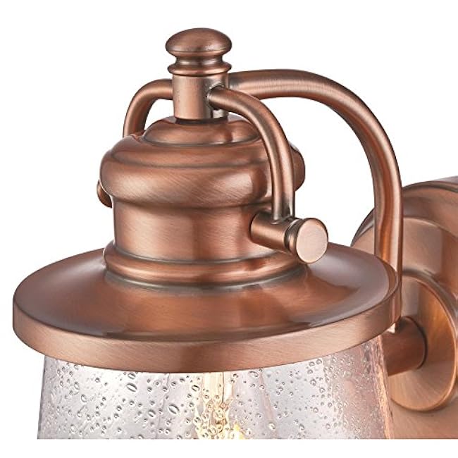 Westinghouse Emma Jane One-Light Outdoor Wall Fixture Washed Copper Finish