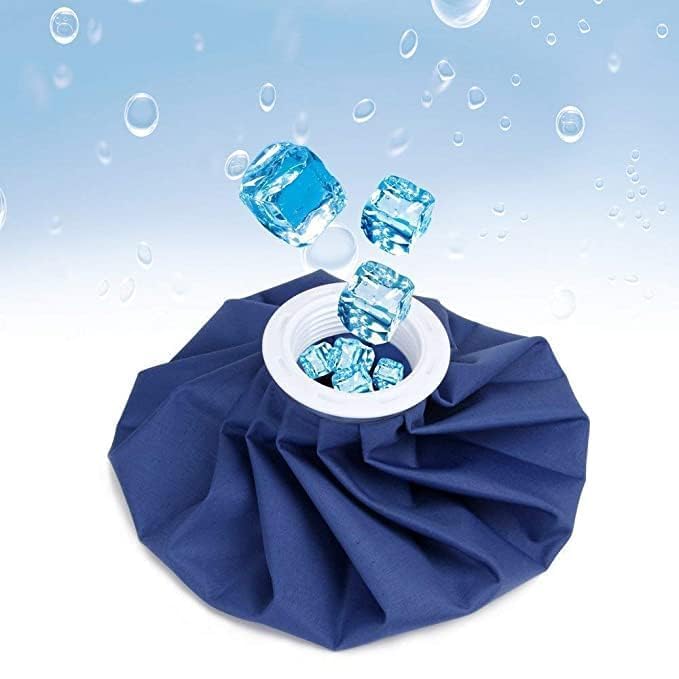Reusable Ice Cold Pack & Hot Water Bag for Injuries, Pain Relief, Muscle Soreness, Headache, Joint Pain, Sports Injury, Hot & Cold Therapy Bag for Home & Travel Use