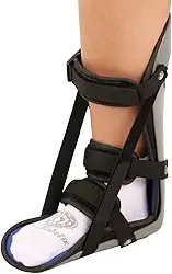 Bota Night Splint para Fascite Plantar, Ortho Pauher, Preto, Grande