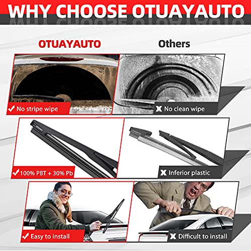 Rear Windshield Wiper Arm Blade Set, Replacement For Mazda Cx5 Cx-5 2010-2015 Oe:ekmzcx5Rw #TOP5