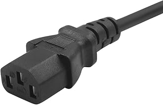 Mity rain Universal Power Cord for Instant Pot Electric Pressure Cookers,Computer Monitor, Rice Cookers,Coffee Pot, Microwaves, Soy Milk Makers and Other Kitchen Appliances Replacement Cable (4 FT)