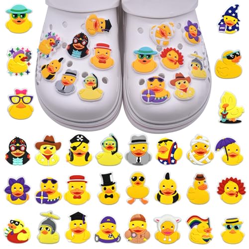 JSTHHTT 30 Piezas de Accesorios para Zapatos, Decoración de Zapatos Croc Charms, Shoe Charms, Adornos de Zapatos, para Zapatos para Regalos de NiñOs Dibujos Animados