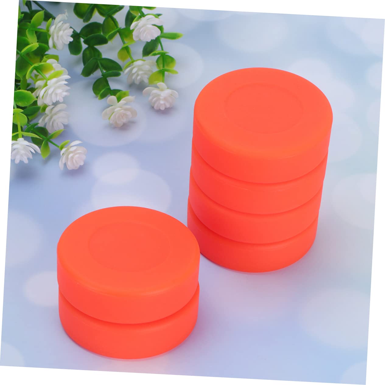10piezas Pelota De Hockey sobre Hielo De PVC Discos De Hockey Estandar para Jugar La Calle Artículos Deportivos Ajustable