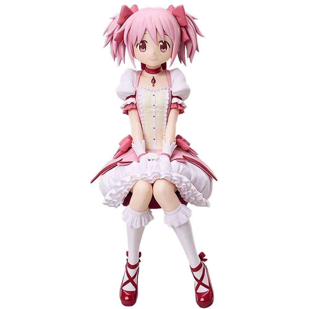 Anjinguang KanameMadoka Figure Anime Girl Figure 14CM Sitting Pose Model — image 1
