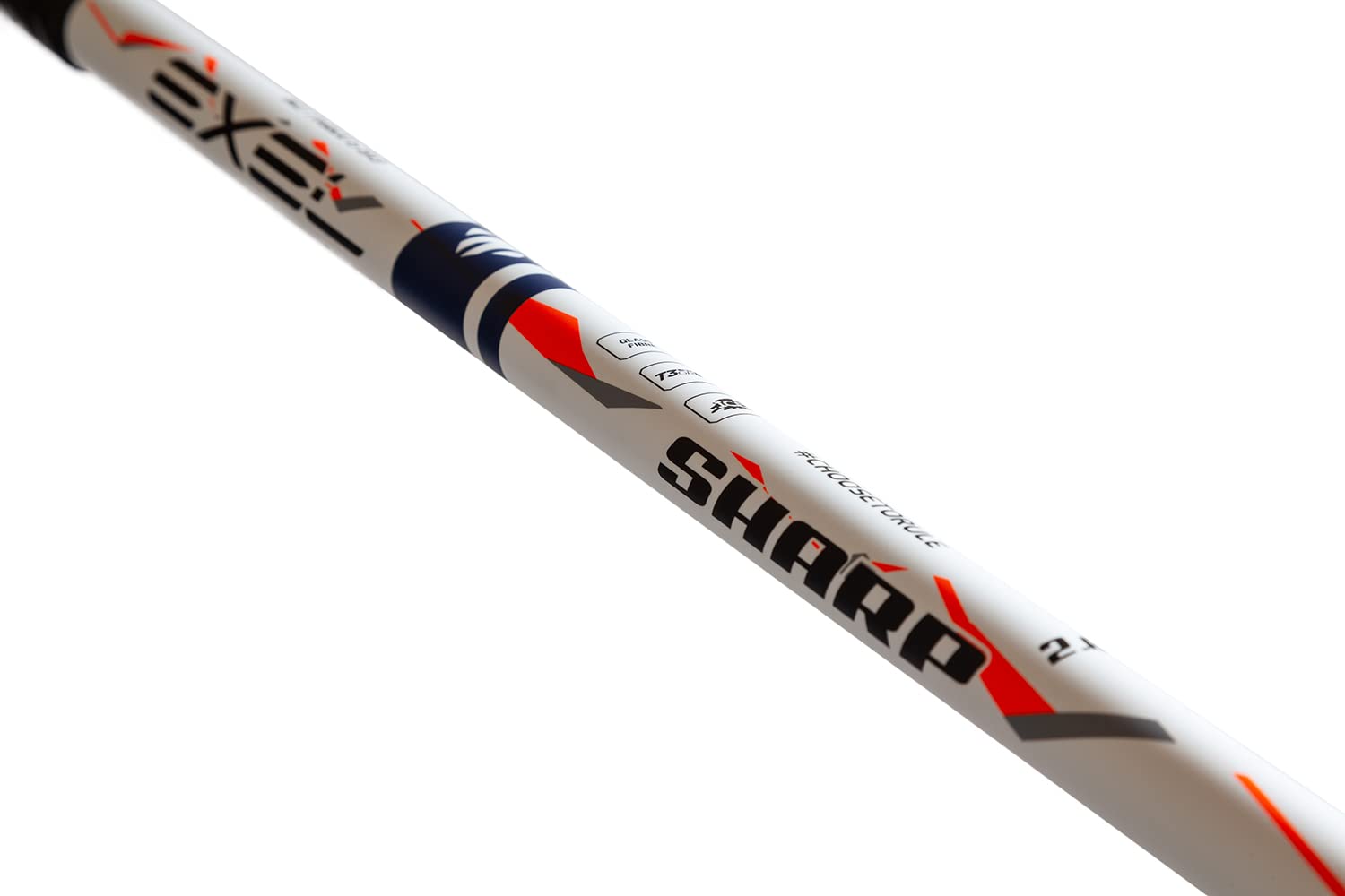 EXEL | Floorball Schläger/Unihockey Stock Sharp, White, High Level Composite/Glassfibre