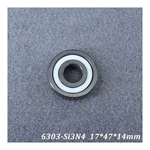 6303 Rolamento cerâmico completo 6303CE 17 * 47 * 14 mm Si3N4 Material Todos os rolamentos de esfera