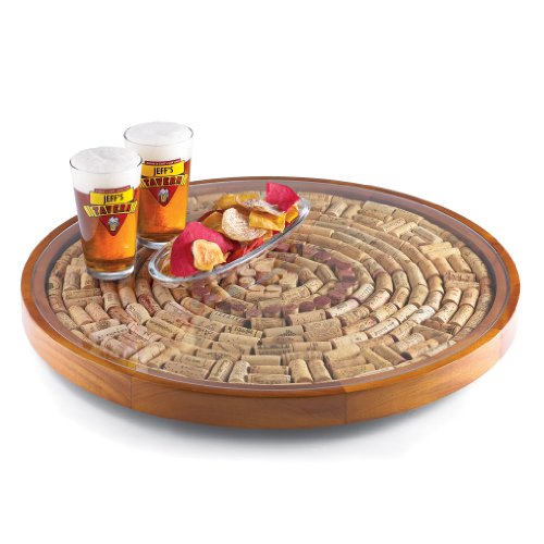 Wine Enthusiast Wine Cork Lazy Susan Kit