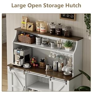 55farmhousecoffeebarwith3tierstoragekitchenhutchstoragecabinetwith6hookswinebarcabinetwith12wineracks3glassholdershutchcabinetwithstoragefordiningroomwhite Urban Country Home Decor 55 farmhouse coffee bar with 3 tier storage kitchen hutch storage cabinet with 6 hooks wine bar cabinet with 12 wine racks 3 glass holders hutch cabinet with storage for dining room white urban country home decor