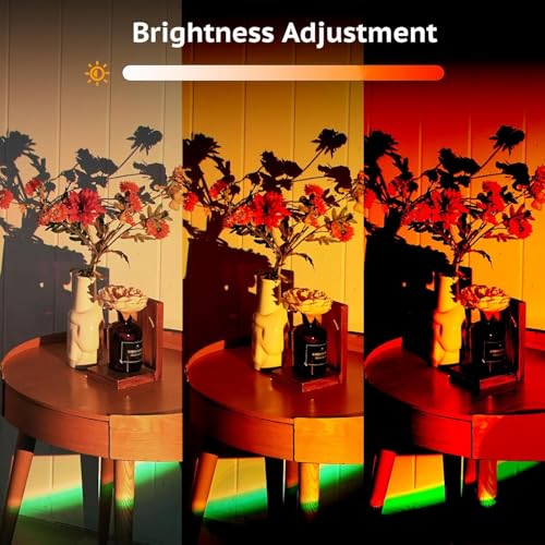 Sunset Lamp Projector with APP Control - 21 Color Changing LED Sunset Light, 180° Adjustable for Photography, Bedroom Decor, Party, Wedding, Mood Lighting - Image 4