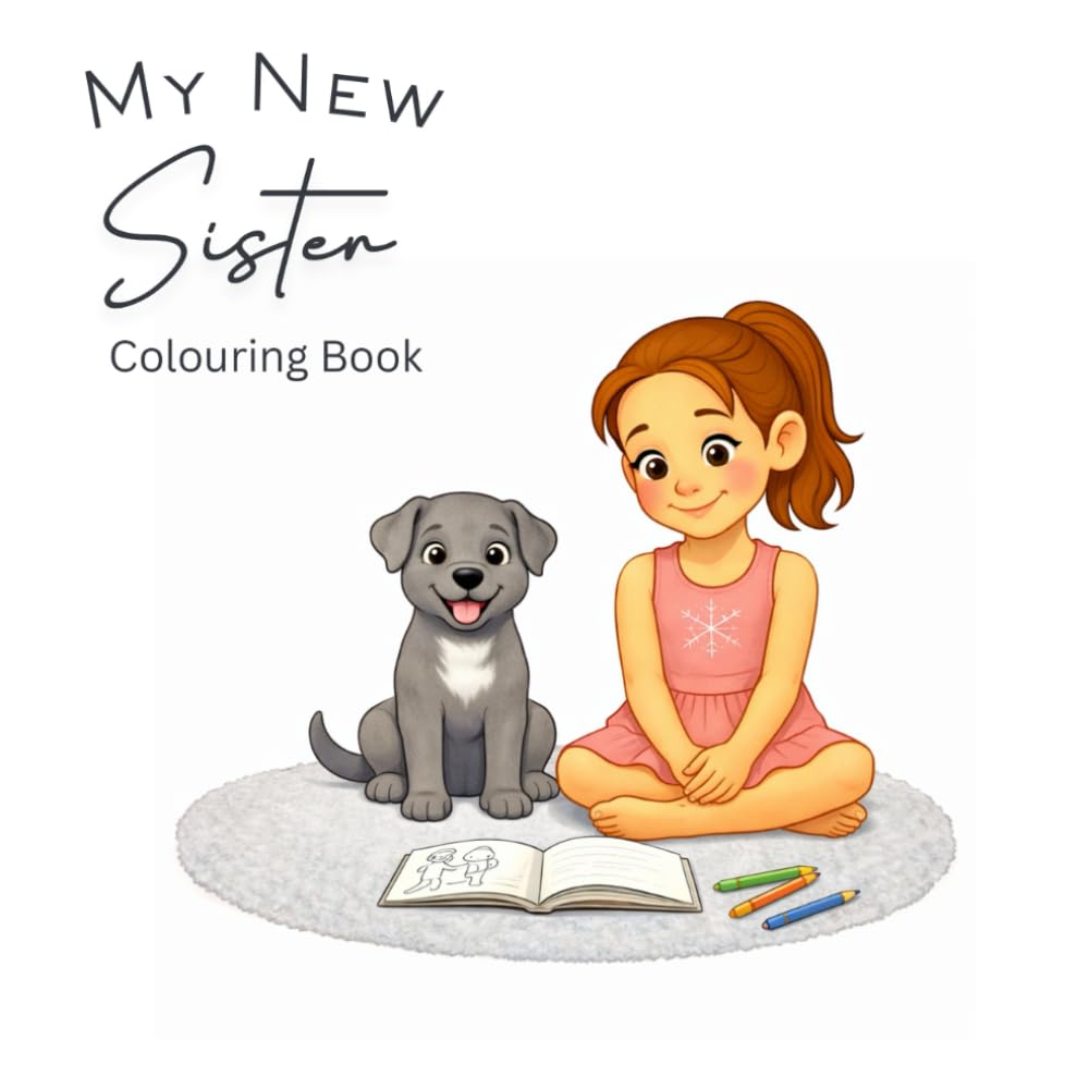 My New Sister coloring book