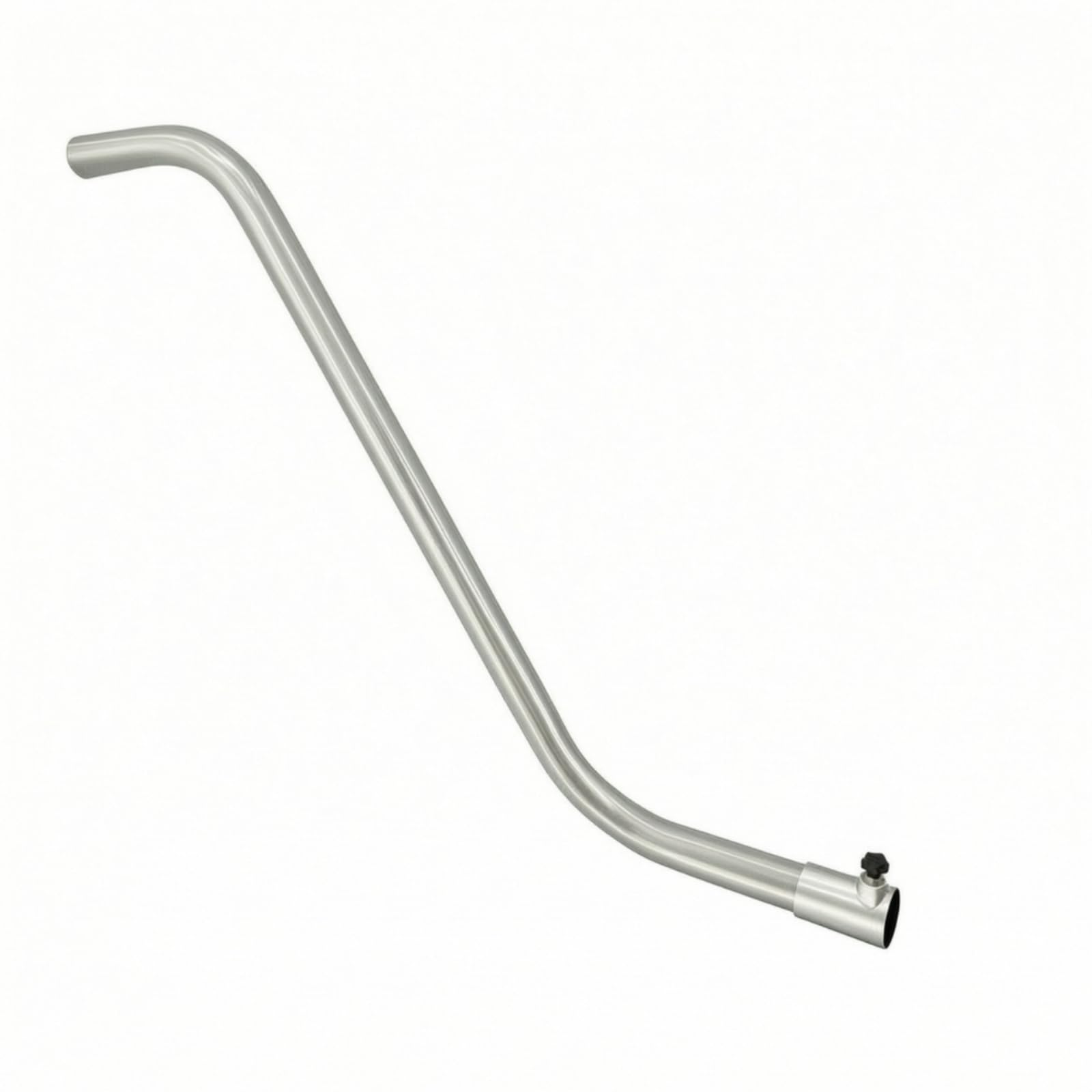 Gralara Buse d'Aspirateur Industrielle, Tube Coudé en Aluminium De 50 Mm De Diamètre, Longueur Totale D Environ 138 Cm