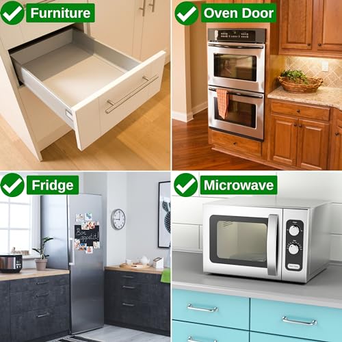 Drawer Child Safety Catch, 2 Pieces, for Gluing in White, for max. 0.98 inch Distance Between Door Leaf and Frame - Image 3