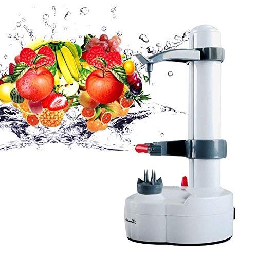 KANING Electric Peeler ,Potato Peeler Electric Auto Rotating Apple Vegetable Fruit Peeler Potato Peeling Machine Automatic Stainless Steel Peeler