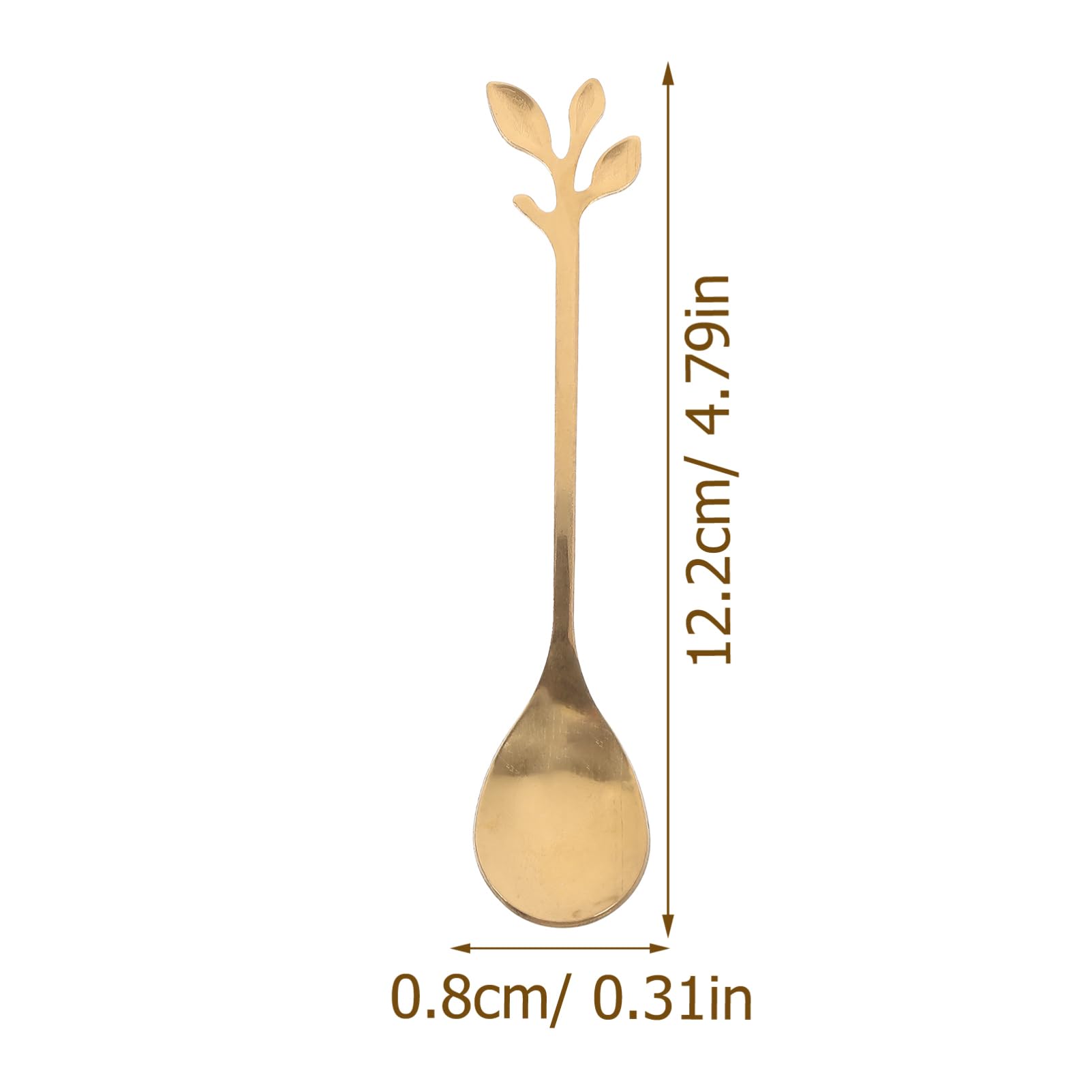 MUCKLILY 1 Set Stainless Steel Fruit Fork Set Utensils for Dessert Appetizers Wear Resistant Comfortable Handle for Home Parties and Restaurants