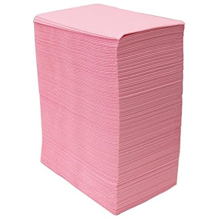 Amazon Co Jp 125枚入 ネイルテーブルシート ピンク 防水加工 ジェルネイル ネイルペーパー ネイルマット 防水ネイルシート ビューティー