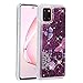 Produktbild Hülle mit Samsung Galaxy Note 10 Lite Hülle Handyhülle Glitzer Flüssig Bewegende Silikon Kreatives Clear Transparent Schutzhülle Treibsand Case mit Samsung Note 10 Lite (C,Samsung Note 10 Lite)