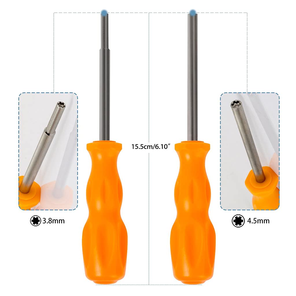 3.8mm + 4.5mm Security Screwdriver Tool Bit Gamebit For N-GC N-ES N-64 S-NES Game Cartridge