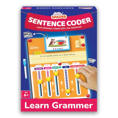 Image of Smartivity Sentence Building Learning Game for Kids 6-10 Years I 100+ Sentences, Learn Parts of Speech I Educational Birthday Gift for Boys & Girls Ages 6,7,8,9,10 Years, Travel Friendly