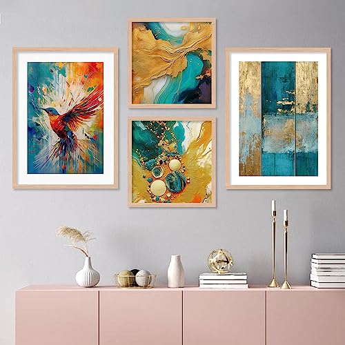 Image of ARTELLY Big Porsche 911 GT3rs Sports Car Framed Wall Posters, Set of 3, Premium Framed Painting, Living Room Bedroom Decoration, Large Size Gift Item for Boys Room Decor (Porsche 5, 11L x 14W)