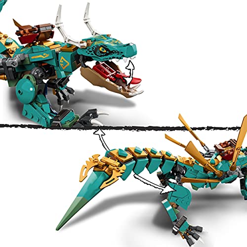 LEGO 71736 NINJAGO Coles Felsenbrecher Flugzeugspielzeug mit Gefängnis und sammelbarer Figur des Goldenen Ninja Kai… – Bild 8