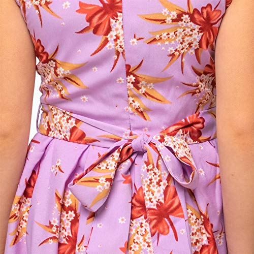 Image of Miss Lavish London Kid Dress for Girls, Shoulder Bow Printed Party Dress, Summer Dress for Girls, Kids Printed Dress for Birthday, Vacation, Wedding & Festival Girls Dresses